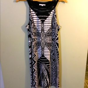 Flattering, sleeveless, dress